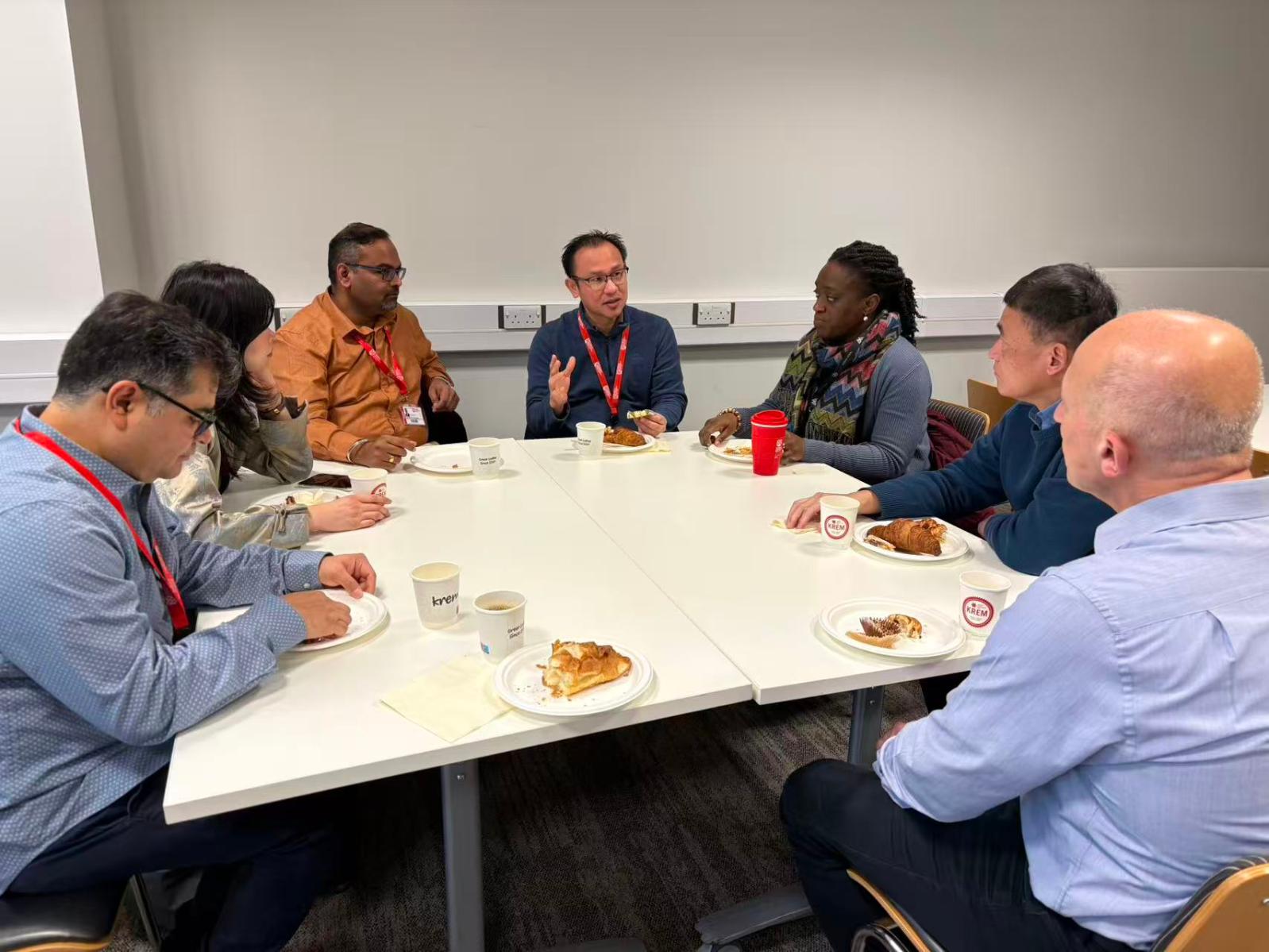 iRise Winter Social 16th Dec 25 - Staff enjoying breakfast